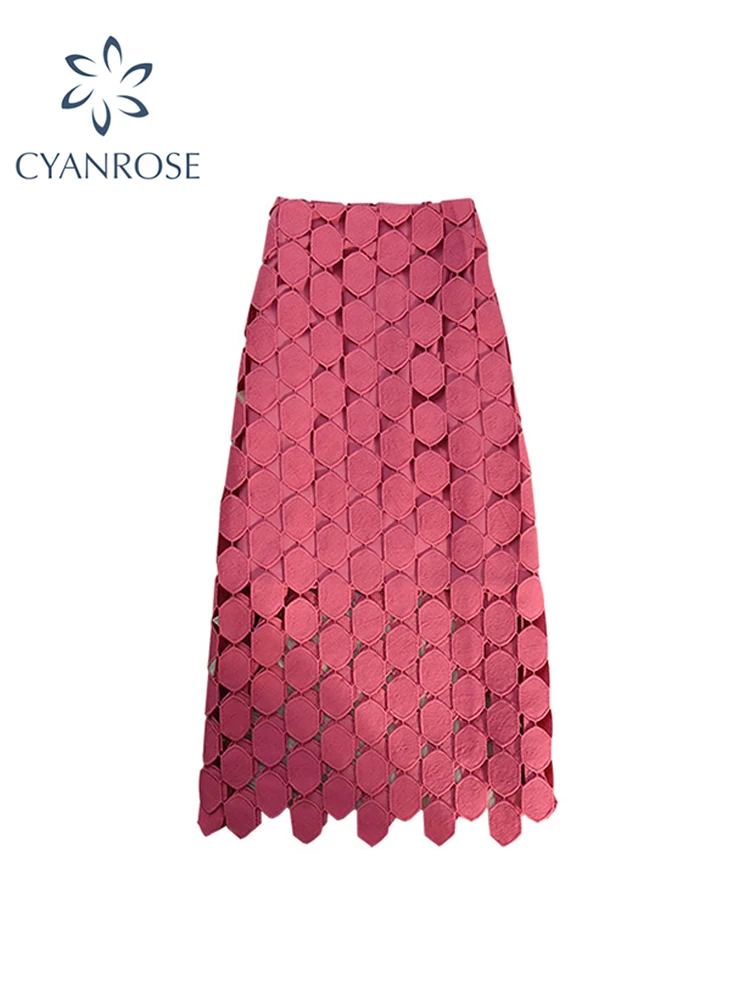 Summer Women Pink Skirt Y2k Vintage Casual High Waist Skirts Retro Fashion Korean Harajuku Girl Hollow Out A-line Black Skirt
Summer Women Pink Skirt Y2k Vintage Casual High Waist Skirts Retro Fashion Korean Harajuku Girl Hollow Out A-line Black Skirt