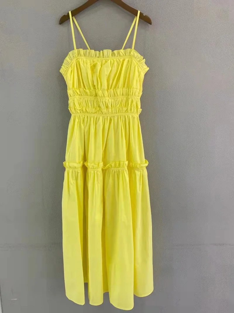 Novia Party 2022 Summer Dress High Quality Ladies Spaghetti Strap Sexy Cross String Backless Mid-Calf Casual Party Club Dress
Novia Party 2022 Summer Dress High Quality Ladies Spaghetti Strap Sexy Cross String Backless Mid-Calf Casual Party Club Dress
