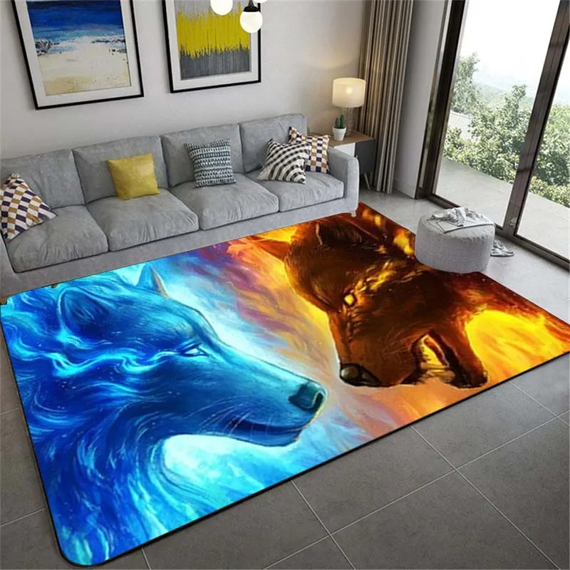 Wolf Pattern Printed Floor Mat Living Room Large Area Soft And Comfortable Carpet Bedroom Coffee Table Non-Slip Floor Mat
Wolf Pattern Printed Floor Mat Living Room Large Area Soft And Comfortable Carpet Bedroom Coffee Table Non-Slip Floor Mat
