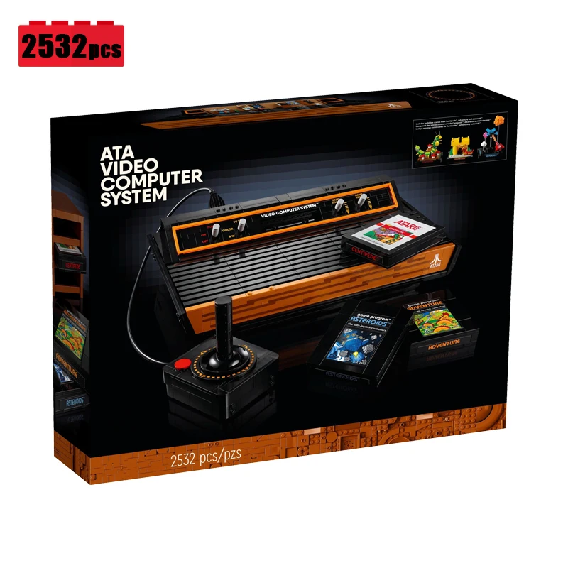 В наличии, креативные строительные блоки Atari 2600, модель 10306 MOC, винтажные игровые консоли, кирпичи, игрушки для мальчиков, подарочный набор на ...
В наличии, креативные строительные блоки Atari 2600, модель 10306 MOC, винтажные игровые консоли, кирпичи, игрушки для мальчиков, подарочный набор на ...