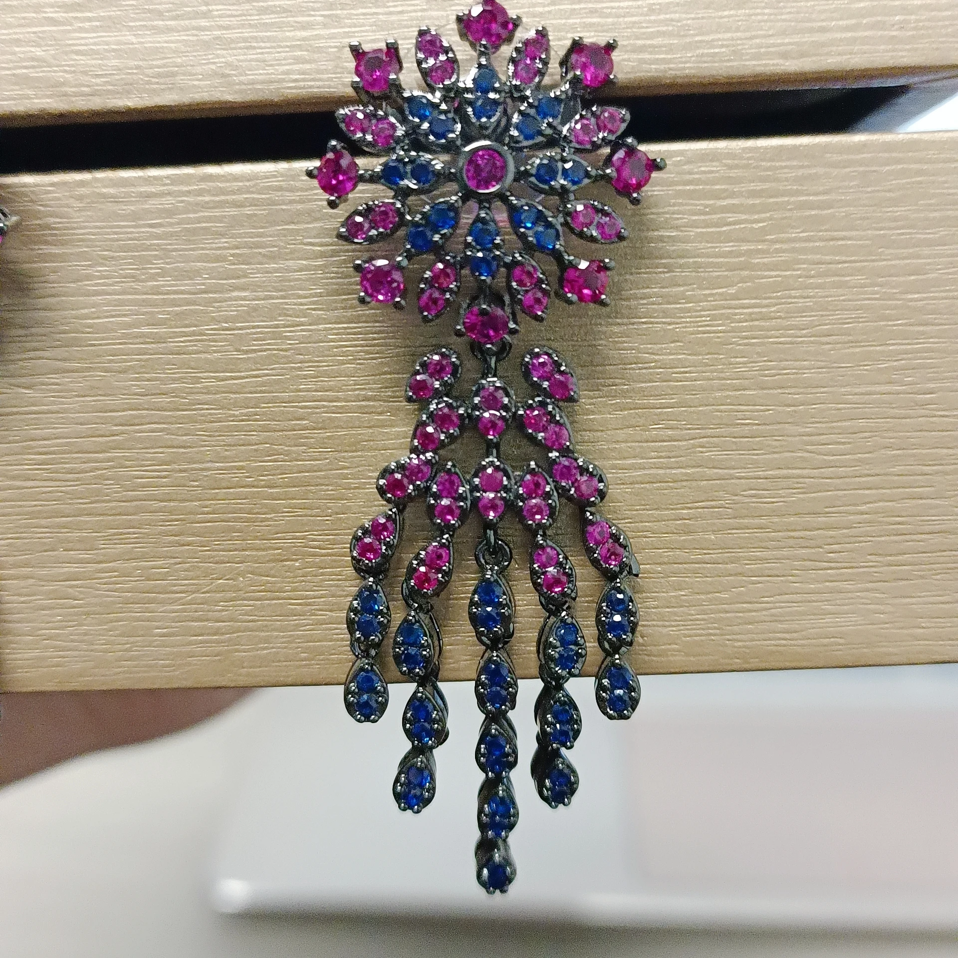 Bilincolor Gorgeous Flower Tassel Earrings for Wedding or Party
Bilincolor Gorgeous Flower Tassel Earrings for Wedding or Party