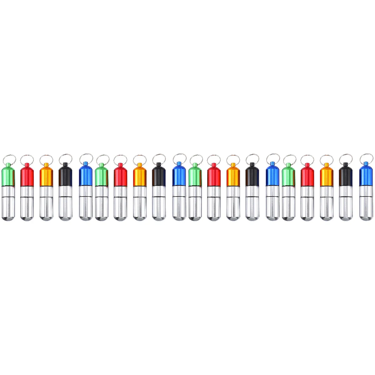 Medicine Keychain Container Box Case Key Bottle Holder Storage Metal Ring Dispenser Day Trave Chamber Aluminum Outdoor Portable
Medicine Keychain Container Box Case Key Bottle Holder Storage Metal Ring Dispenser Day Trave Chamber Aluminum Outdoor Portable