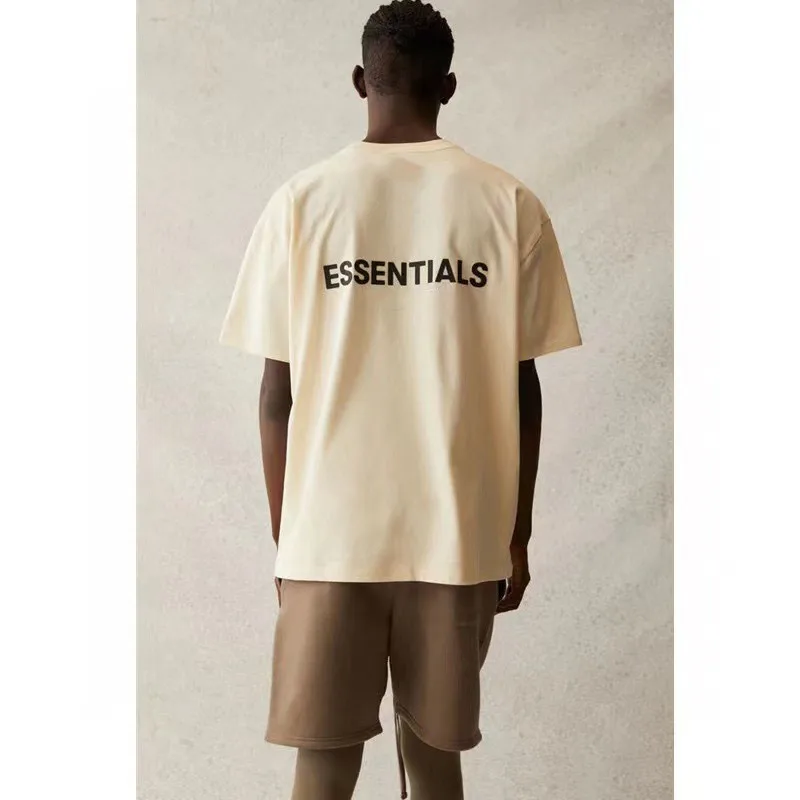 2023 100% ESSeNTIAL Cotton T-shirt Reflective Lettering Logo Short-sleeved Casual Hip-hop Unisex Brand Top Tees High Quality
2023 100% ESSeNTIAL Cotton T-shirt Reflective Lettering Logo Short-sleeved Casual Hip-hop Unisex Brand Top Tees High Quality