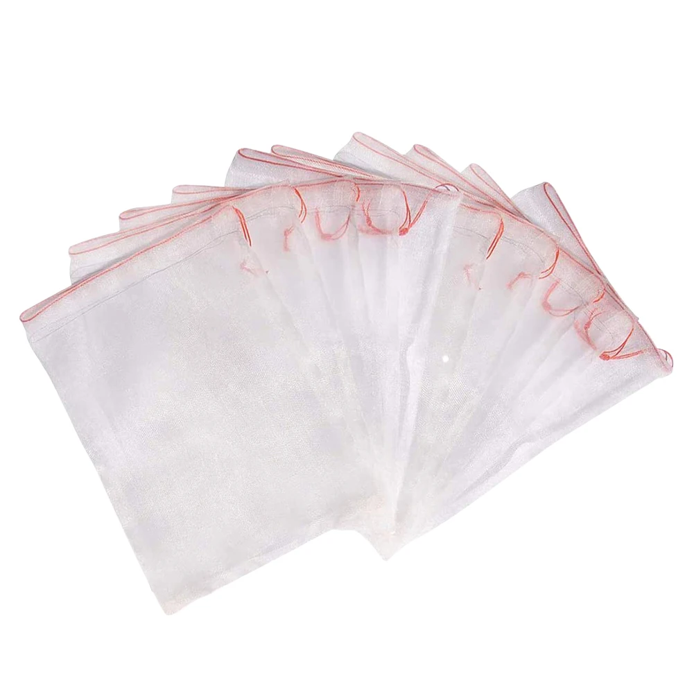 Fruit Protection Bags 4x6 Inch 100PCS Mesh Pouches Set Garden Netting Bags With Drawstring For Fruit Trees Vegetable Tomatoes
Fruit Protection Bags 4x6 Inch 100PCS Mesh Pouches Set Garden Netting Bags With Drawstring For Fruit Trees Vegetable Tomatoes