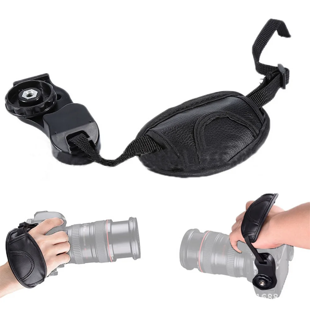 Camera Wrist Strap Black Non-slip Artificial Leather Wrist Camera Strap Photographic Accessory for Nikon Sony Canon
Camera Wrist Strap Black Non-slip Artificial Leather Wrist Camera Strap Photographic Accessory for Nikon Sony Canon
