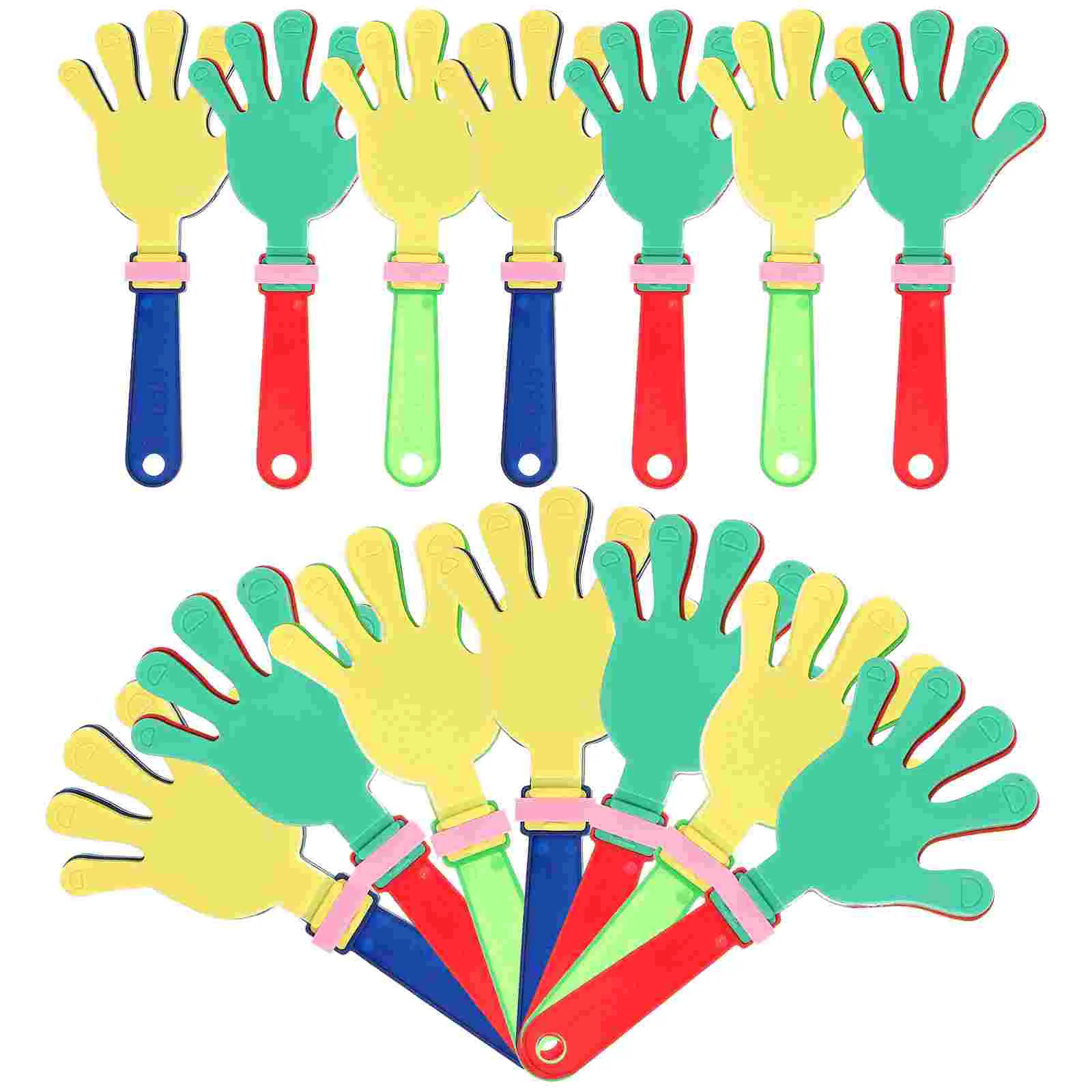 

24 Pcs Clapping Toy Hands Party Favor Toys Bulk Clappers Concert Props Plastic Sound Making Accessories Child Kids Sports