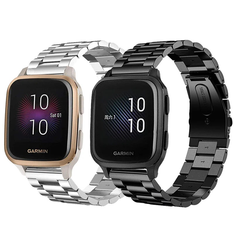 20mm Metal Strap For Garmin Venu Sq Music Wristband Stainless Steel Bracelet For Garmin Venu 2 Plus / Vivomove Sport Watch Band
20mm Metal Strap For Garmin Venu Sq Music Wristband Stainless Steel Bracelet For Garmin Venu 2 Plus / Vivomove Sport Watch Band