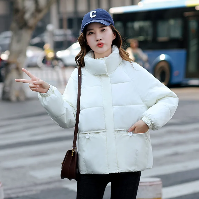 2022 New Korean Fashion Female Warm Loose Short Down Jacket Autumn and Winter Solid Color Thicken Women Down Jacket Parka Coats
2022 New Korean Fashion Female Warm Loose Short Down Jacket Autumn and Winter Solid Color Thicken Women Down Jacket Parka Coats