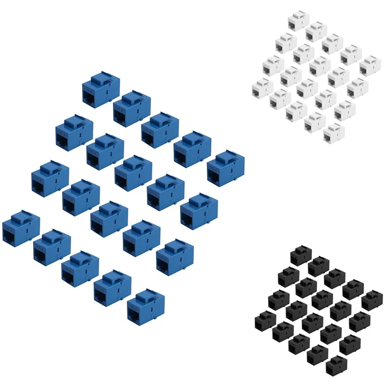 HOT-100Pcs RJ45 Connector Keystone Jack Cat6 Extension Coupler Ethernet Network LAN Cat 6 Coupler Jacks Extend Adapter
HOT-100Pcs RJ45 Connector Keystone Jack Cat6 Extension Coupler Ethernet Network LAN Cat 6 Coupler Jacks Extend Adapter