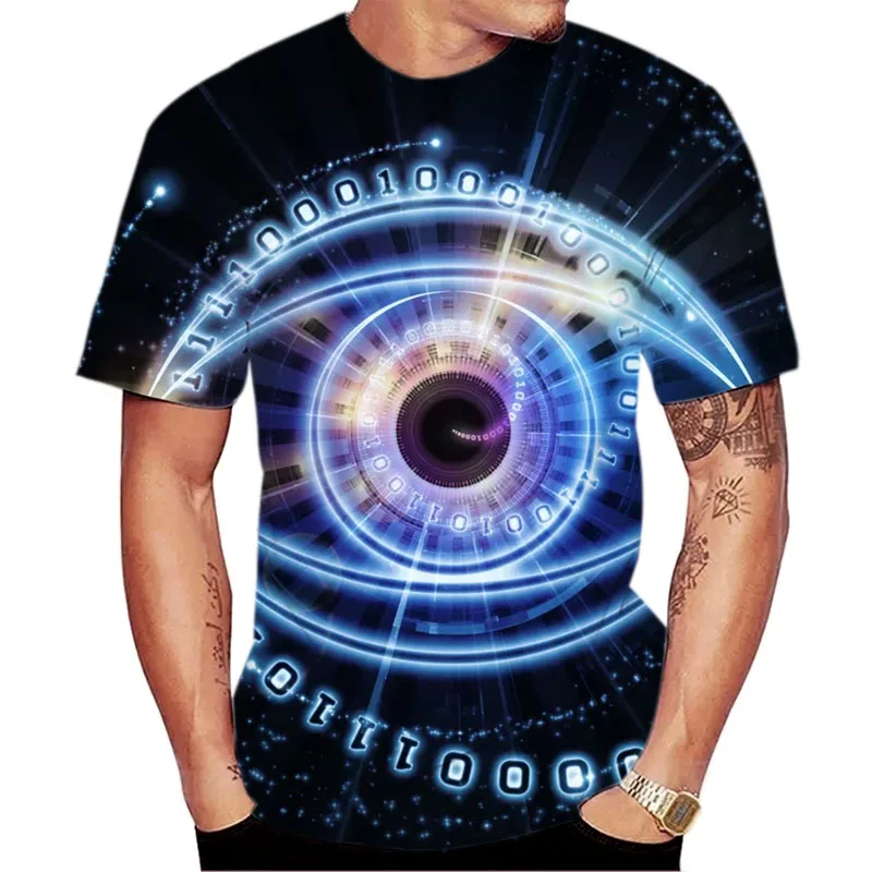 Electronic Technology Reggae Master Technology Eye 3D Printing Cool Sci-fi New Summer Men's T-shirt Short-sleeved Top Fashion
Electronic Technology Reggae Master Technology Eye 3D Printing Cool Sci-fi New Summer Men's T-shirt Short-sleeved Top Fashion