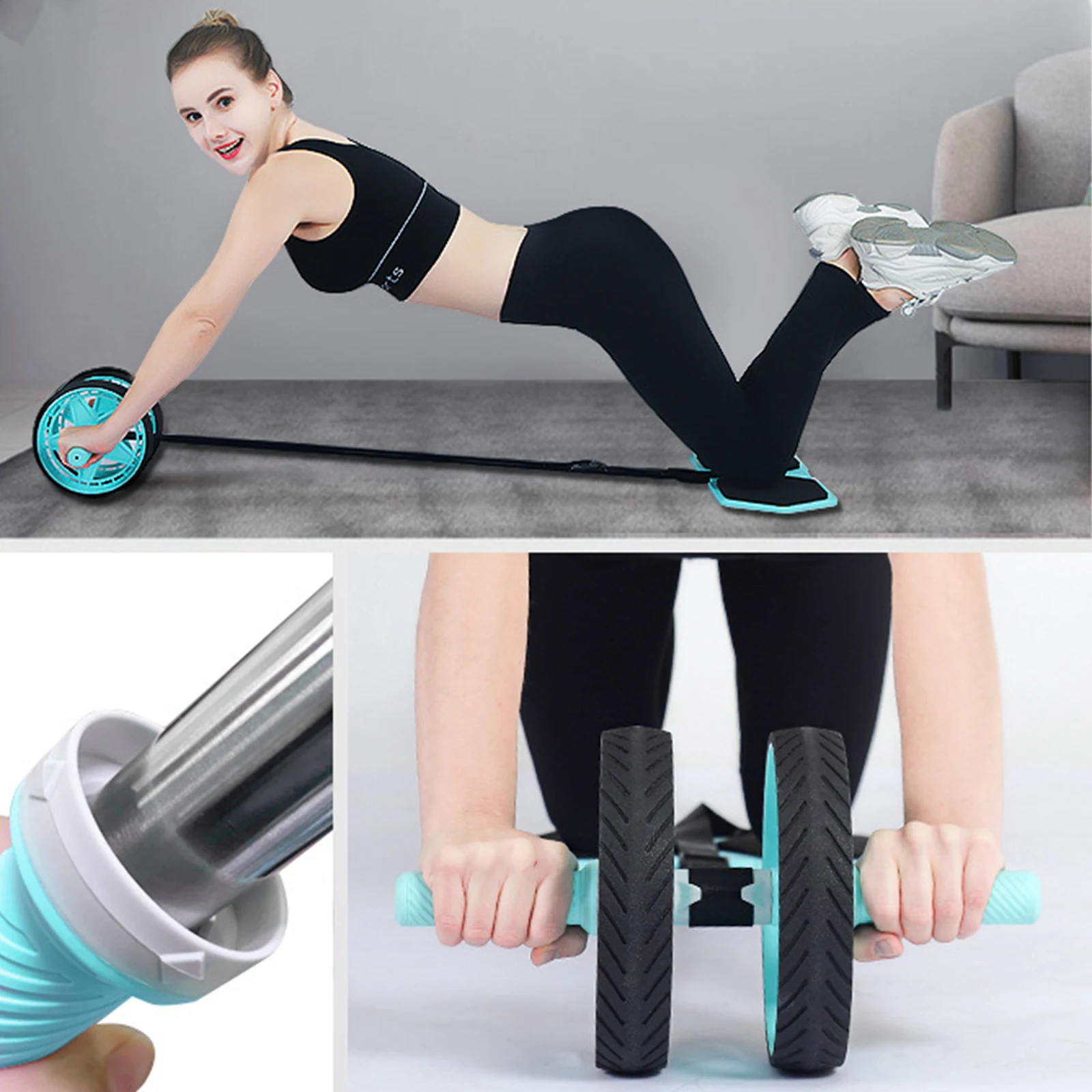 Abdominal Rollers Detachable No Noise Abdomen Stretch Trainer with Mat Booster Belly Wheel for Body Building Gym
Abdominal Rollers Detachable No Noise Abdomen Stretch Trainer with Mat Booster Belly Wheel for Body Building Gym