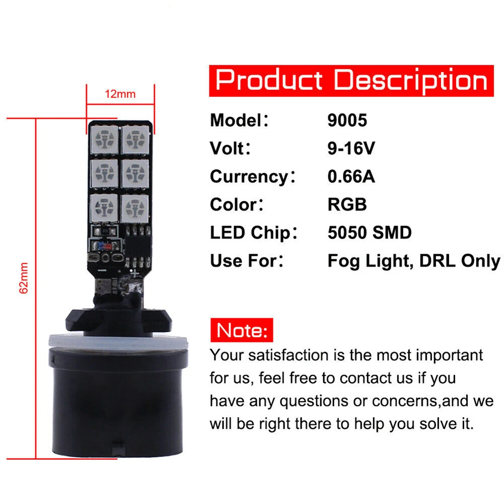 100% Brand New Light Bulbs LED Remote Control With Turn On And Off 12SMD LEDs 2pcs/set 880 RGB LED Color Changed
100% Brand New Light Bulbs LED Remote Control With Turn On And Off 12SMD LEDs 2pcs/set 880 RGB LED Color Changed