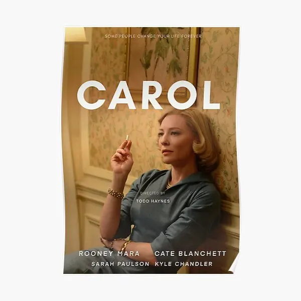 Carol 2015 Alternative Film Movie Poster Poster Funny Room Painting Print Art Vintage Picture Decoration Modern Mural No Frame
Carol 2015 Alternative Film Movie Poster Poster Funny Room Painting Print Art Vintage Picture Decoration Modern Mural No Frame