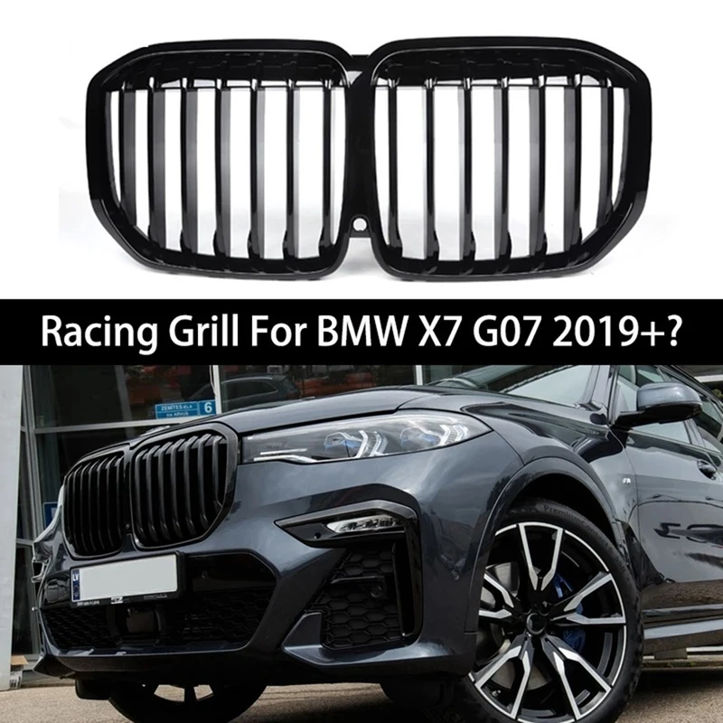 Performance Style Kidney Grille for-BMW X7 G07 2019 2020 2021 Glossy Black Grill Front Hood Insert Replacement
Performance Style Kidney Grille for-BMW X7 G07 2019 2020 2021 Glossy Black Grill Front Hood Insert Replacement