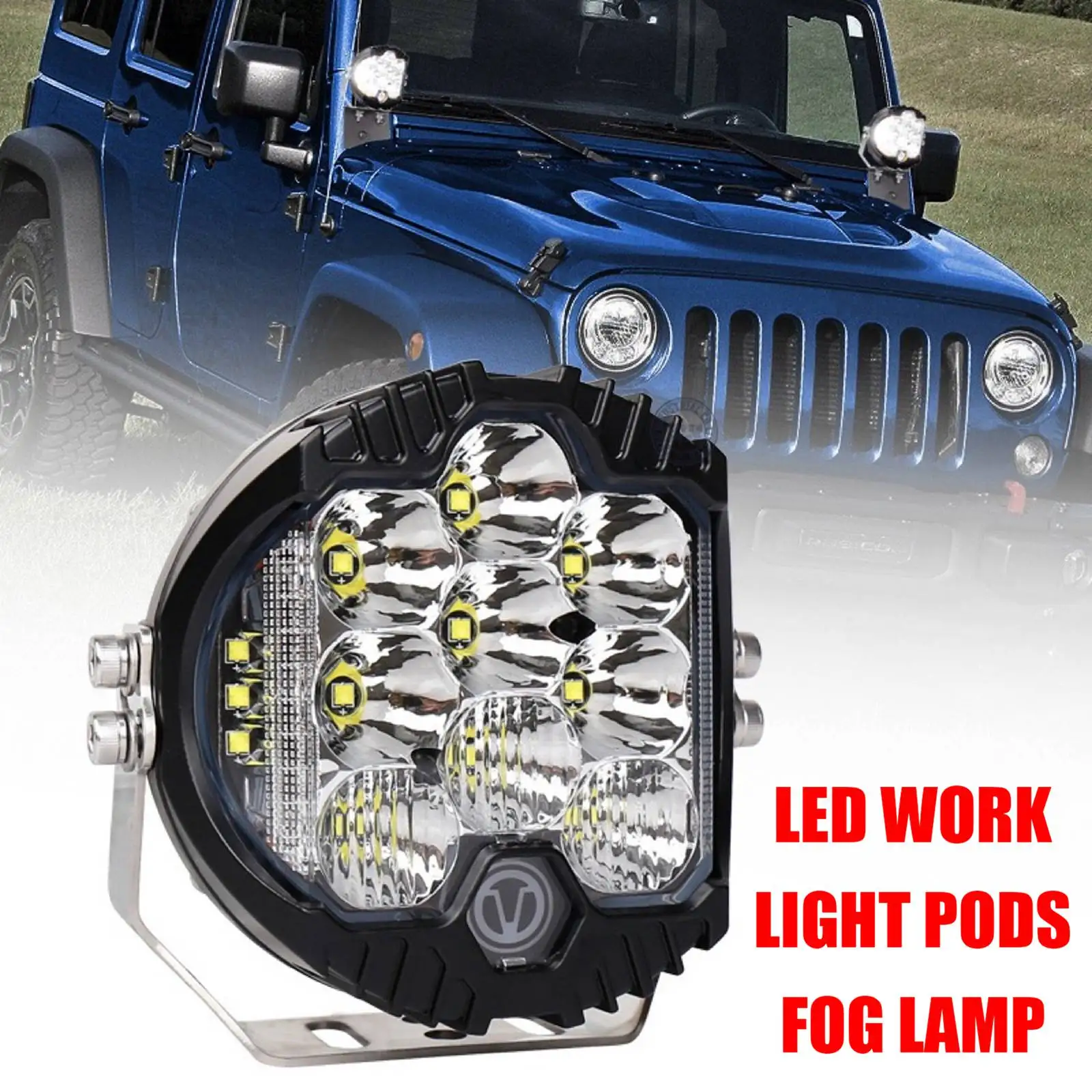 1Pcs 5"/ 7" Car LED Work Light Pods Spot Flood Combo Fog Lamp Lights Offroad Driving
1Pcs 5"/ 7" Car LED Work Light Pods Spot Flood Combo Fog Lamp Lights Offroad Driving