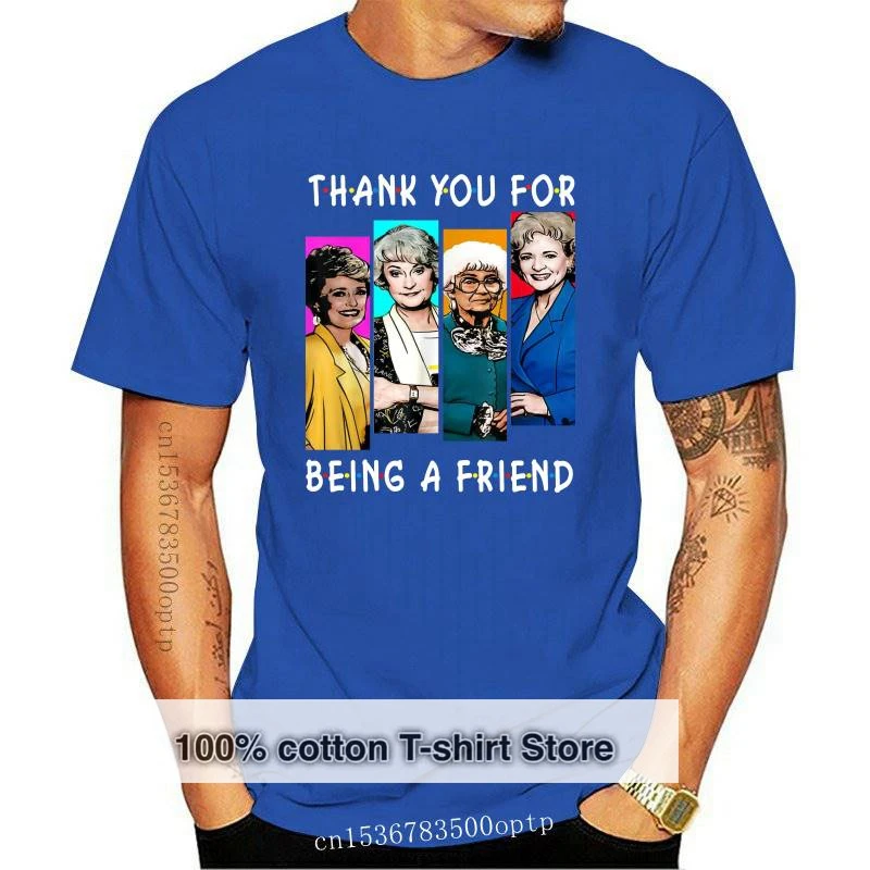 New Fashion Women Cotton Casual Print Loose T Shirts Thank You For Being A Friend Golden Girls Vintage Funny Gift Women's Cotton
New Fashion Women Cotton Casual Print Loose T Shirts Thank You For Being A Friend Golden Girls Vintage Funny Gift Women's Cotton