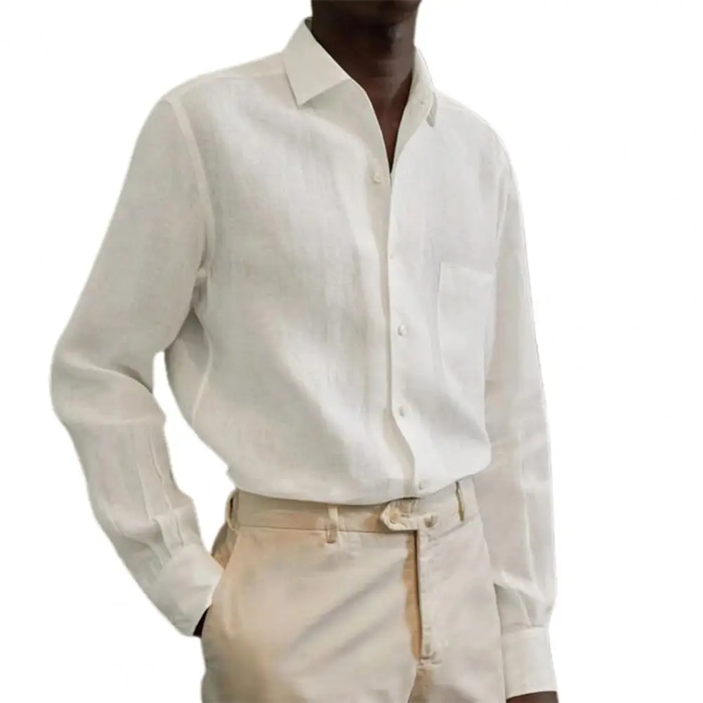Hand Wash Fashionable Pocket Design Turn-down T-shirt Top Business Shirt Loose for Business
Hand Wash Fashionable Pocket Design Turn-down T-shirt Top Business Shirt Loose for Business