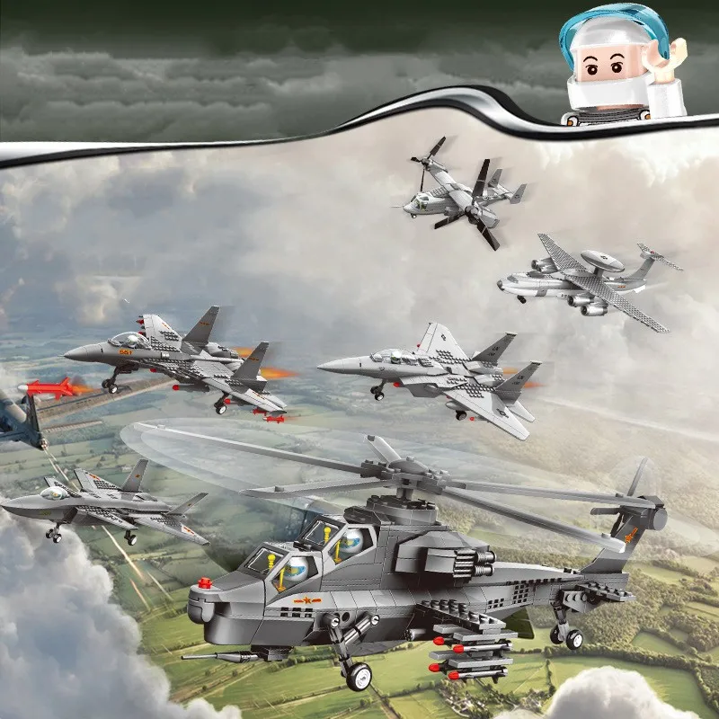 Military Combat Aircraft Children's Small Particle Building Block Model Toy Decoration 4001-5006 J-15
Military Combat Aircraft Children's Small Particle Building Block Model Toy Decoration 4001-5006 J-15