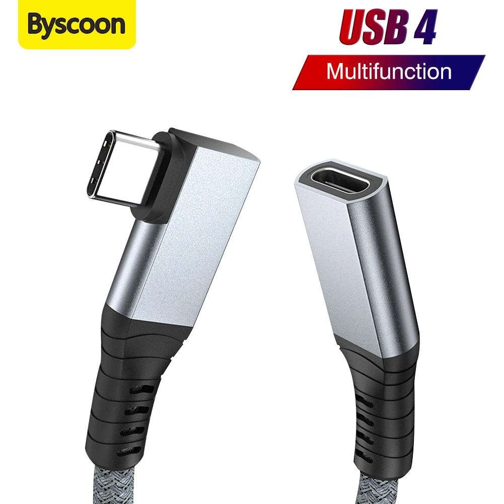 Byscoon USB4 Extension Cable For HP EliteBook Folio GI USB C 100W PD Fast Charge Cable Audio Video 8K/60Hz 40Gbps Data Transfers
Byscoon USB4 Extension Cable For HP EliteBook Folio GI USB C 100W PD Fast Charge Cable Audio Video 8K/60Hz 40Gbps Data Transfers