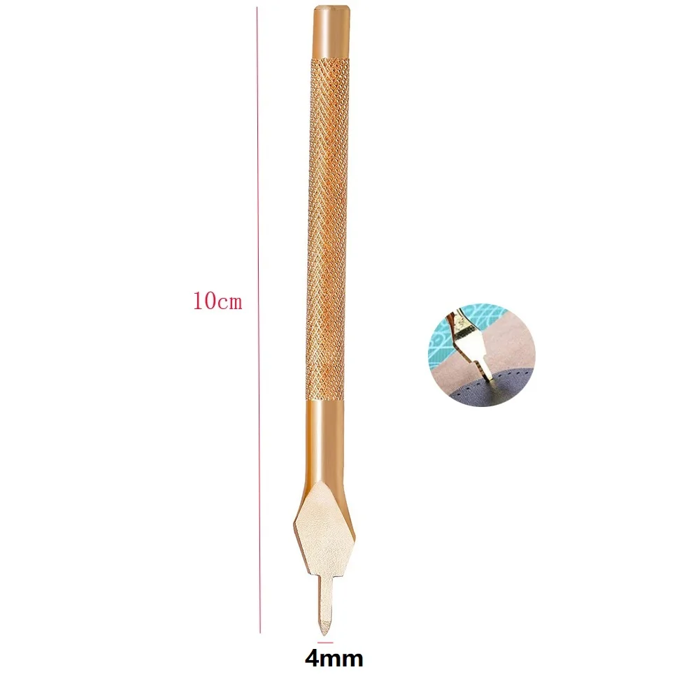 4mm Leather Hole Punches Leather Craft Tools 1/2/4/6 Prong Diamond Chisel Lacing Stitching Sewing DIY Leather Craft Tools
4mm Leather Hole Punches Leather Craft Tools 1/2/4/6 Prong Diamond Chisel Lacing Stitching Sewing DIY Leather Craft Tools
