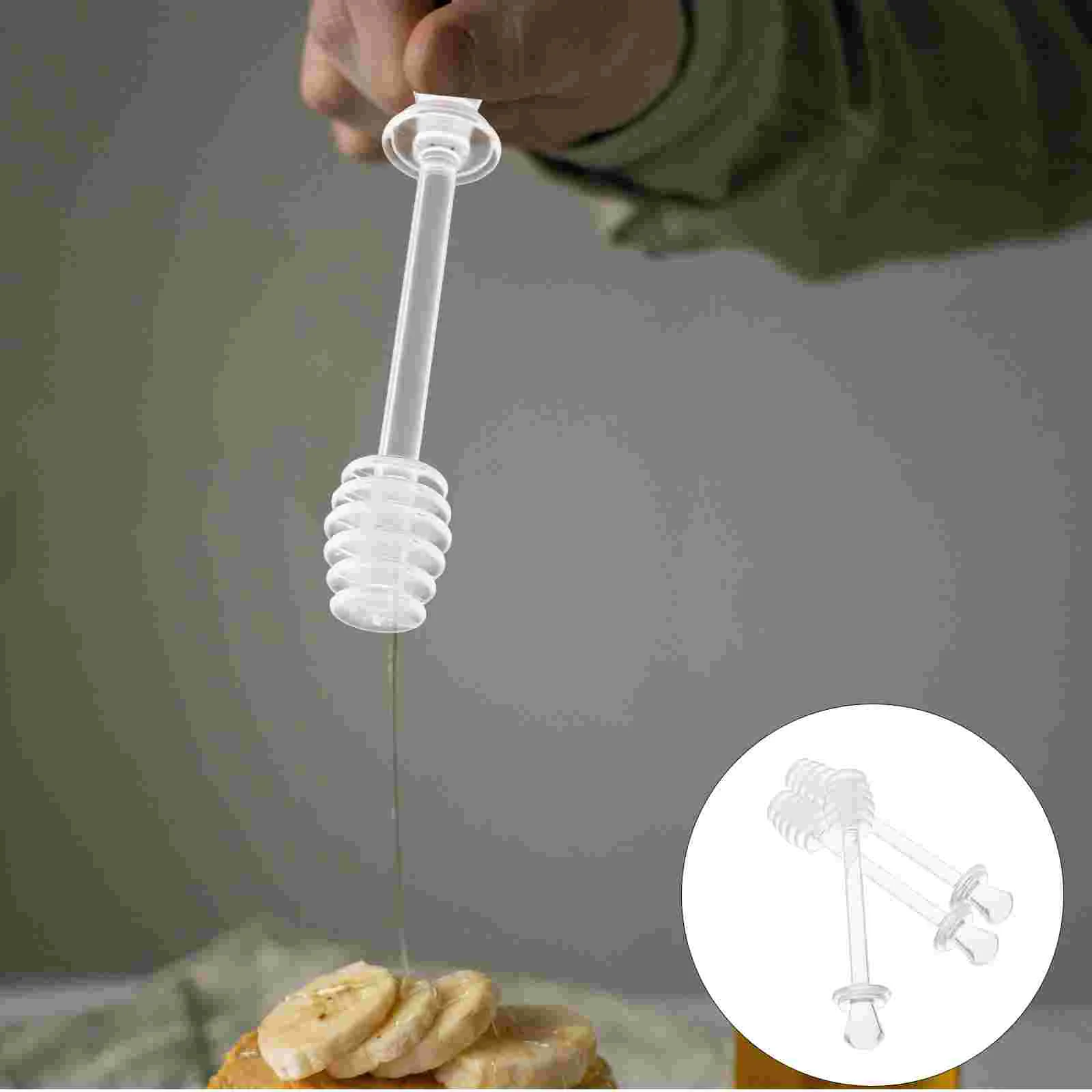 3 Pcs Honey Stirrer Kitchen Sticks Coffee Syrup Dipper Jar Mixing Rod Rods Pot Plastic Blender Clear
3 Pcs Honey Stirrer Kitchen Sticks Coffee Syrup Dipper Jar Mixing Rod Rods Pot Plastic Blender Clear