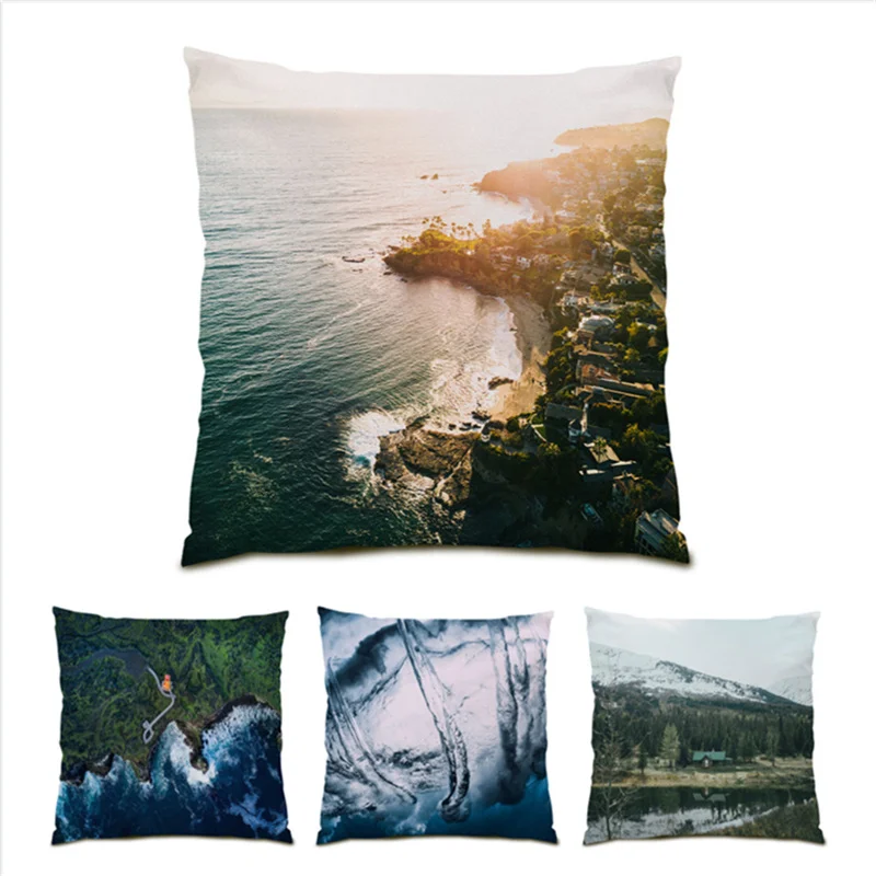 Sofa Decorative Pillowcase Beautiful Pillowcase Nature Landscape Comfortable 45x45 Cushions Polyester Linen Velvet Vintage E0990
Sofa Decorative Pillowcase Beautiful Pillowcase Nature Landscape Comfortable 45x45 Cushions Polyester Linen Velvet Vintage E0990