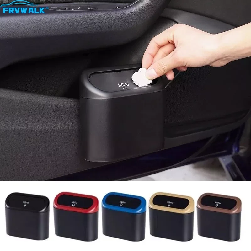 Portable Hanging Mini Car Trash Can Wastebasket Trash Can With Lid For Car Office Home Auto Storage Bin Car Accessories
Portable Hanging Mini Car Trash Can Wastebasket Trash Can With Lid For Car Office Home Auto Storage Bin Car Accessories