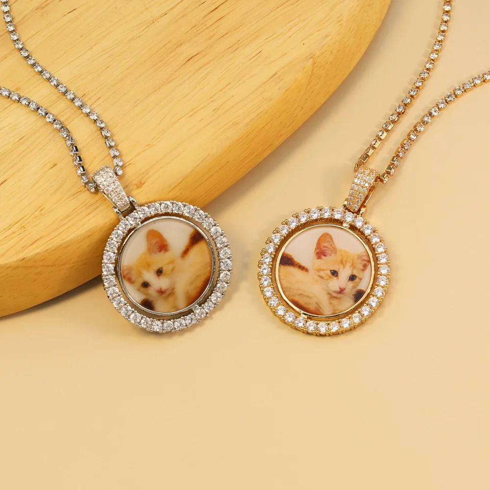 Персонализированное кольцо с цветным алмазным принтом ожерелье для домашних животных на заказ цепочка из нержавеющей стали до ключиц кошк...
Персонализированное кольцо с цветным алмазным принтом ожерелье для домашних животных на заказ цепочка из нержавеющей стали до ключиц кошк...