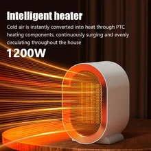 1200W PTC Ceramic Heating Fans Desktop Electric Heater Mini Portable Heater Low Consumption Warmer Machine for Home Office