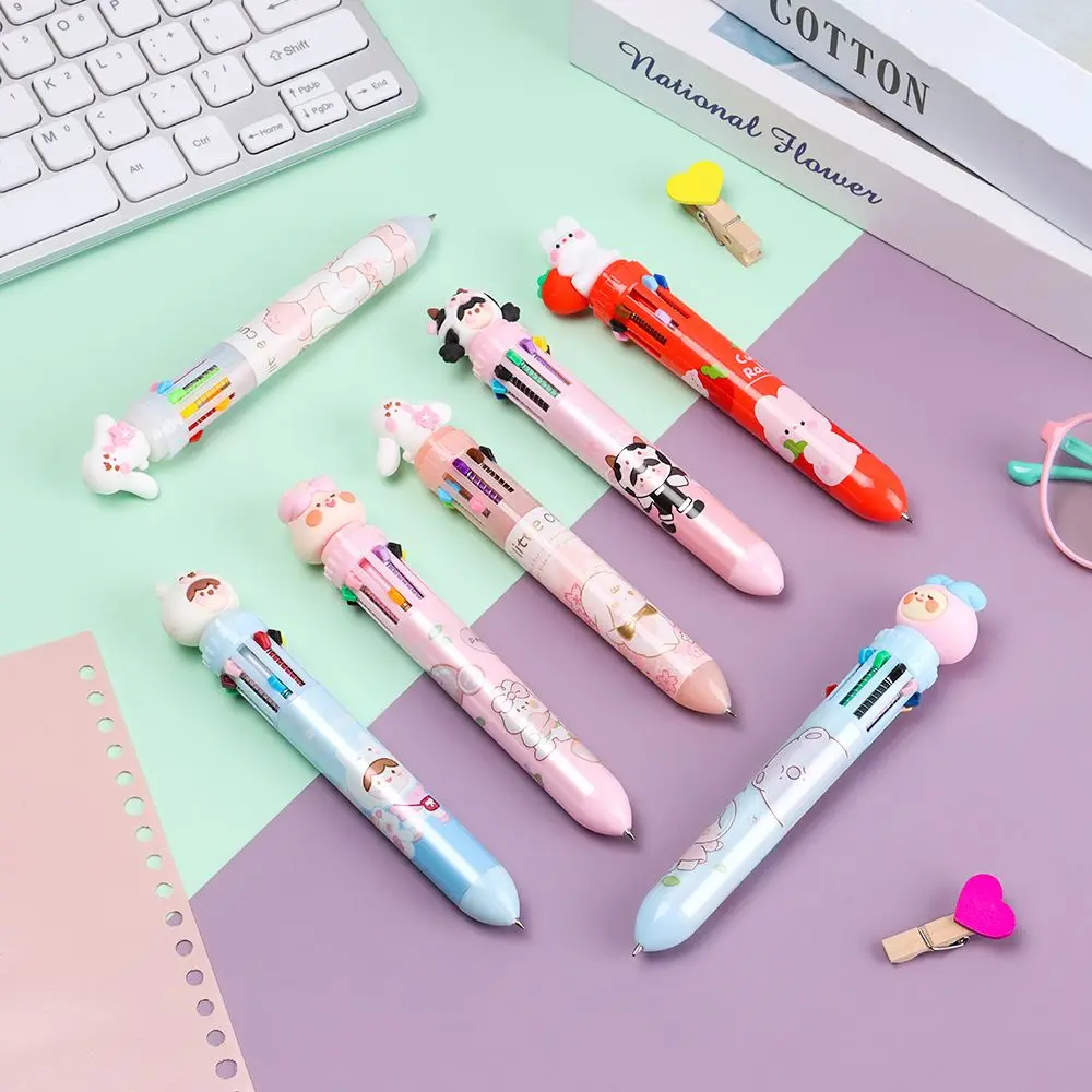 10 Colors Colorful Refill Stationery Set Gift Learning Office Supplies Ballpoint Pen Press Rollerball Pen
10 Colors Colorful Refill Stationery Set Gift Learning Office Supplies Ballpoint Pen Press Rollerball Pen
