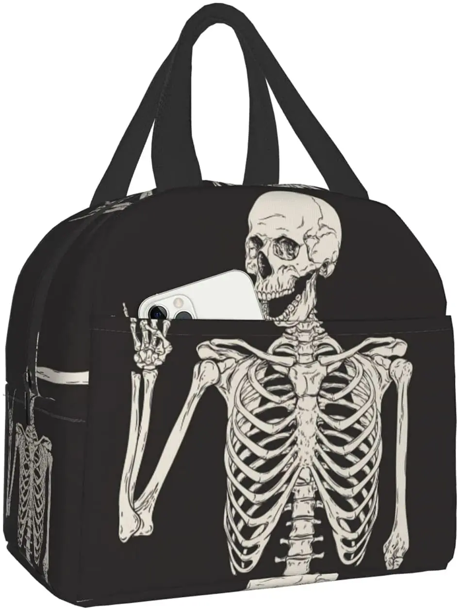 Skull Insulated Lunch Bag for Women Cooler Tote Box Leakproof Reusable Girls Lunch Bags for Office Work School Picnic Portable
Skull Insulated Lunch Bag for Women Cooler Tote Box Leakproof Reusable Girls Lunch Bags for Office Work School Picnic Portable