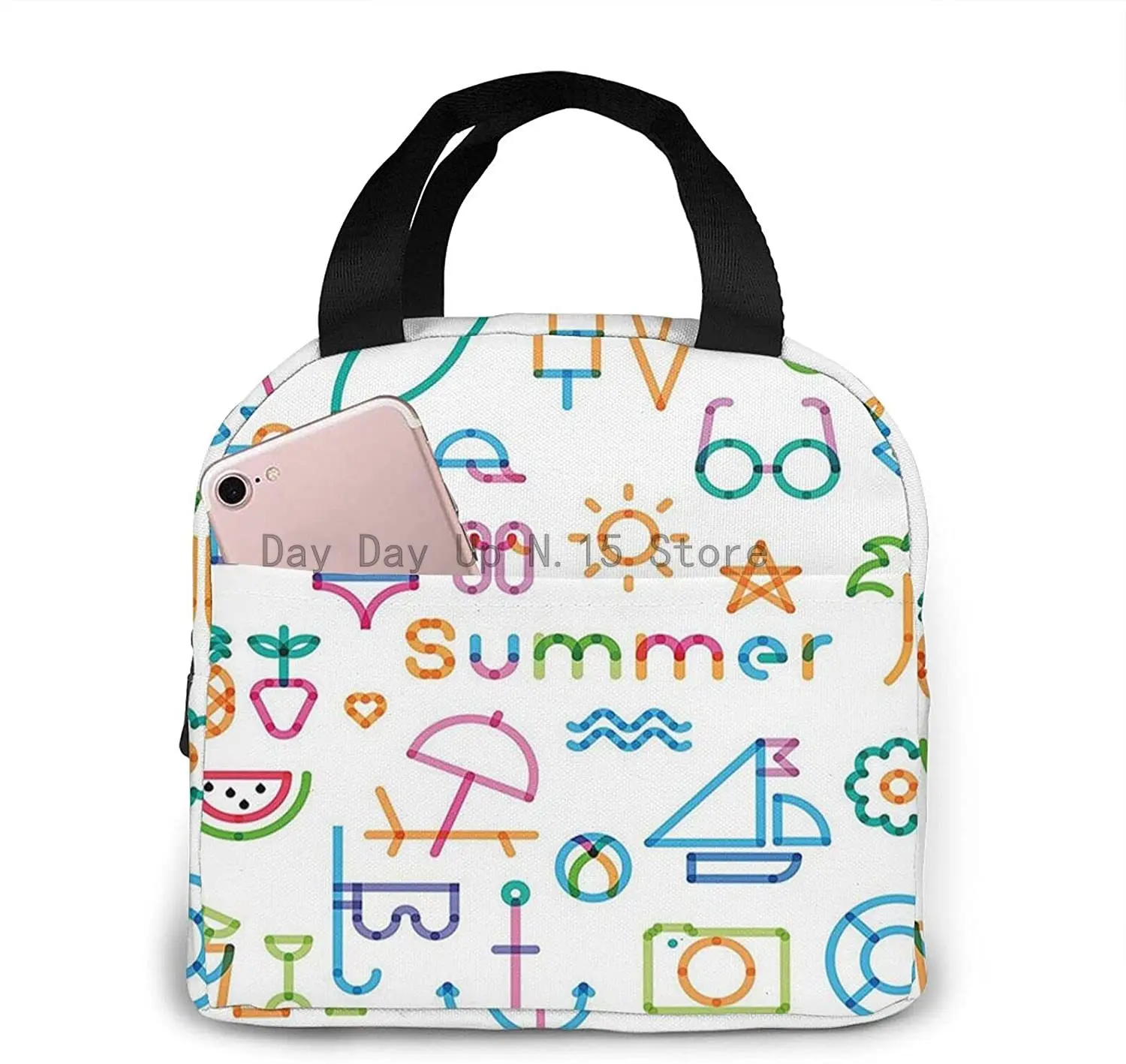 Summer Portable Lunch Bag Thermal Insulation And Cold Preservation Lunch Box Large Capacity Dinner Bag Tote Bag
Summer Portable Lunch Bag Thermal Insulation And Cold Preservation Lunch Box Large Capacity Dinner Bag Tote Bag