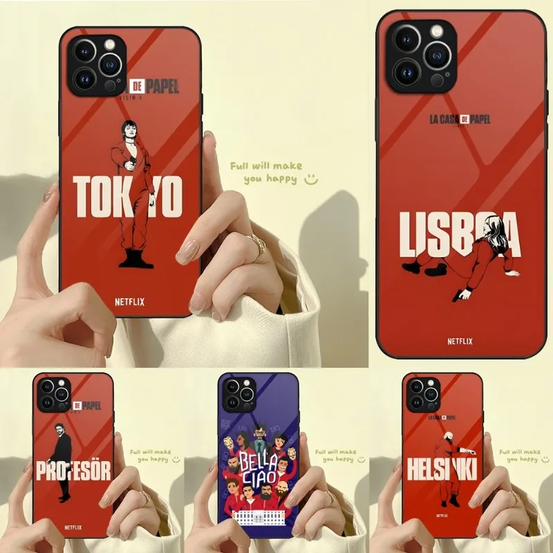 La Casa De Papel Phone Case Tempered Glass For IPhone 13 12 11 Pro Max Mini X XR XS Max 8 7 6s Plus SE 2020 Shell Fundas
La Casa De Papel Phone Case Tempered Glass For IPhone 13 12 11 Pro Max Mini X XR XS Max 8 7 6s Plus SE 2020 Shell Fundas