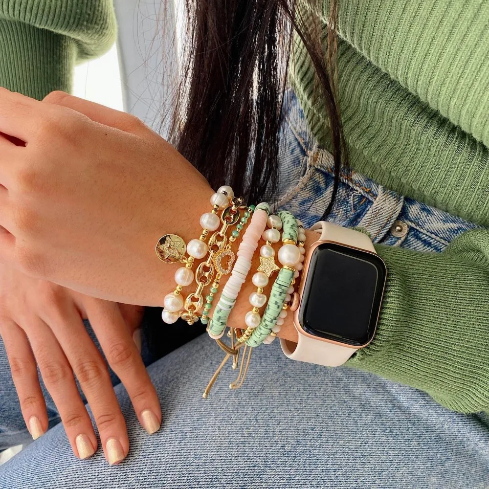 Go2boho Women's bracelets Jewelry Set Accessories Bracelets Jewelry for Women Heishi Pearl Pulseras Gift Jewellery Friendship
Go2boho Women's bracelets Jewelry Set Accessories Bracelets Jewelry for Women Heishi Pearl Pulseras Gift Jewellery Friendship
