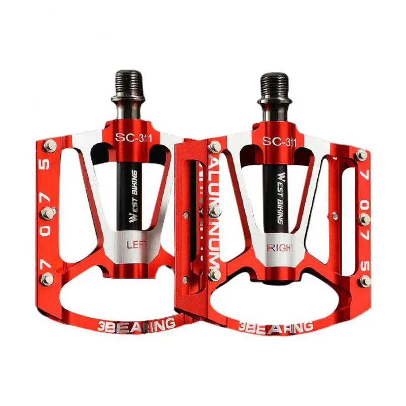 MTB Cycling Pedals Sealed Bearing Ultralight Aluminum Alloy Footboard Anti-Slip Bicycle Platform Pedals Bike Parts 
MTB Cycling Pedals Sealed Bearing Ultralight Aluminum Alloy Footboard Anti-Slip Bicycle Platform Pedals Bike Parts