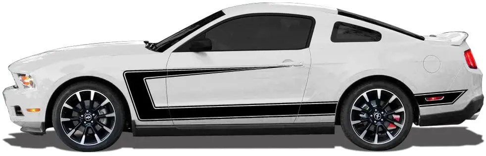 Factory Crafts CStripe Side Graphics Kit 3M Vinyl Decal Wrap Compatible with Ford Mustang GT 20102014 Matte Black Car Decal
Factory Crafts CStripe Side Graphics Kit 3M Vinyl Decal Wrap Compatible with Ford Mustang GT 20102014 Matte Black Car Decal