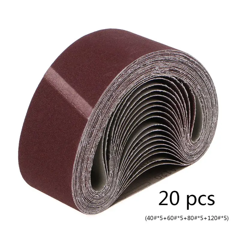 M6CF 20PCS 535x75MM 40/60/80/120 Grits Aluminum Oxide Sander Abrasive Sanding Belts f
M6CF 20PCS 535x75MM 40/60/80/120 Grits Aluminum Oxide Sander Abrasive Sanding Belts f
