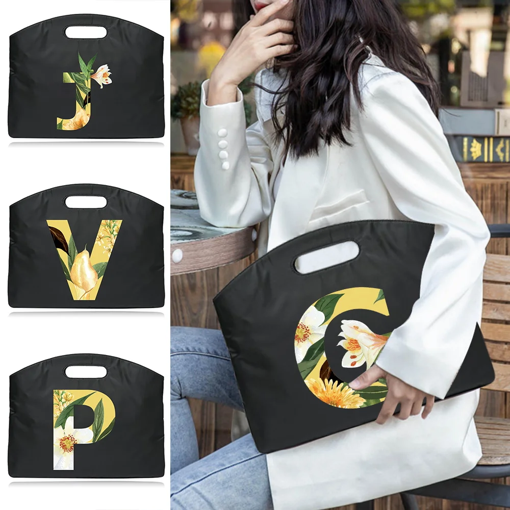 Fashion Women's Computer Document Handbag Business Briefcase Bag Floral Letter Pattern Large Capacity Handbag Messenger Bag
Fashion Women's Computer Document Handbag Business Briefcase Bag Floral Letter Pattern Large Capacity Handbag Messenger Bag