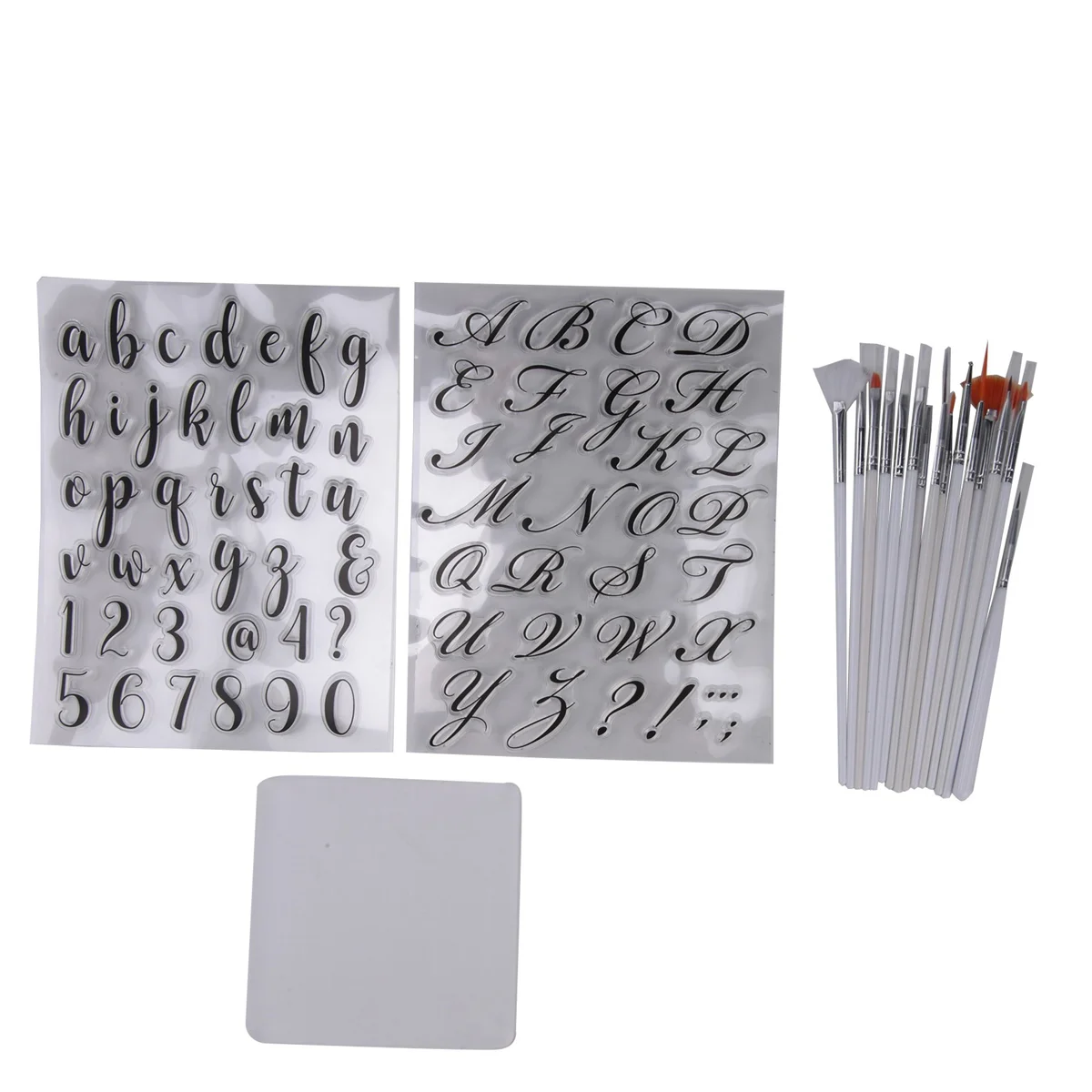 Alphabet Cake Stamp Tools,Letter Fondant Stamps with Decorating Brushes,Numbers Fondant Mold for Cookie Cake Decorating
Alphabet Cake Stamp Tools,Letter Fondant Stamps with Decorating Brushes,Numbers Fondant Mold for Cookie Cake Decorating