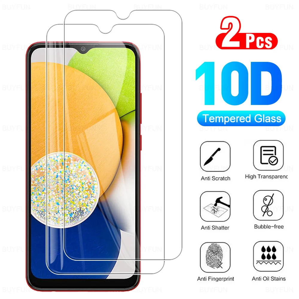 2PCS 10D Tempered Glass For Samsung Galaxy A03 6.5" Screen Protector For Samsung A03 Core Galaxi A03S A 03 Protective Film Cover
2PCS 10D Tempered Glass For Samsung Galaxy A03 6.5" Screen Protector For Samsung A03 Core Galaxi A03S A 03 Protective Film Cover