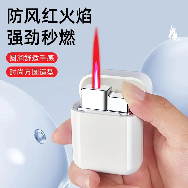 Creative headphone shape inflatable windproof red flame lighter wholesale cross-border
Creative headphone shape inflatable windproof red flame lighter wholesale cross-border