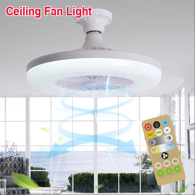 48W/60W Ceiling Fan Light 3-Speed Cooling Fan Ceiling Light Remote Control E27 Lamp Holder 3gear Dimmable Electric Fan Lamp
48W/60W Ceiling Fan Light 3-Speed Cooling Fan Ceiling Light Remote Control E27 Lamp Holder 3gear Dimmable Electric Fan Lamp