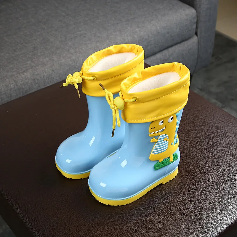 New Rain Boots Kids Dinosaur Infant Girls Rubber Boots Baby Boys Waterproof Water Shoes Warm Cotton Children Rainboots Removable
New Rain Boots Kids Dinosaur Infant Girls Rubber Boots Baby Boys Waterproof Water Shoes Warm Cotton Children Rainboots Removable