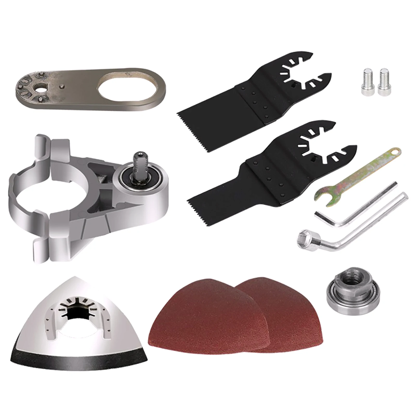 13pcs Angle Grinder Adapter Set Multipurpose Accessories Oscillating Polishing Refitting Head Tool Saw Blade Cutting Open Hole
13pcs Angle Grinder Adapter Set Multipurpose Accessories Oscillating Polishing Refitting Head Tool Saw Blade Cutting Open Hole