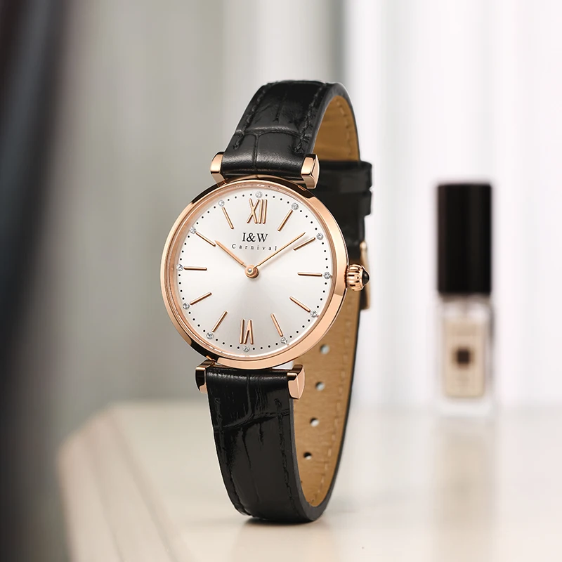 I&W New Fashion Ultra Thin Watch for Women Switzerland Made Quartz Wristwatch Leather Waterproof Watches Sapphire Glass Relogio
I&W New Fashion Ultra Thin Watch for Women Switzerland Made Quartz Wristwatch Leather Waterproof Watches Sapphire Glass Relogio