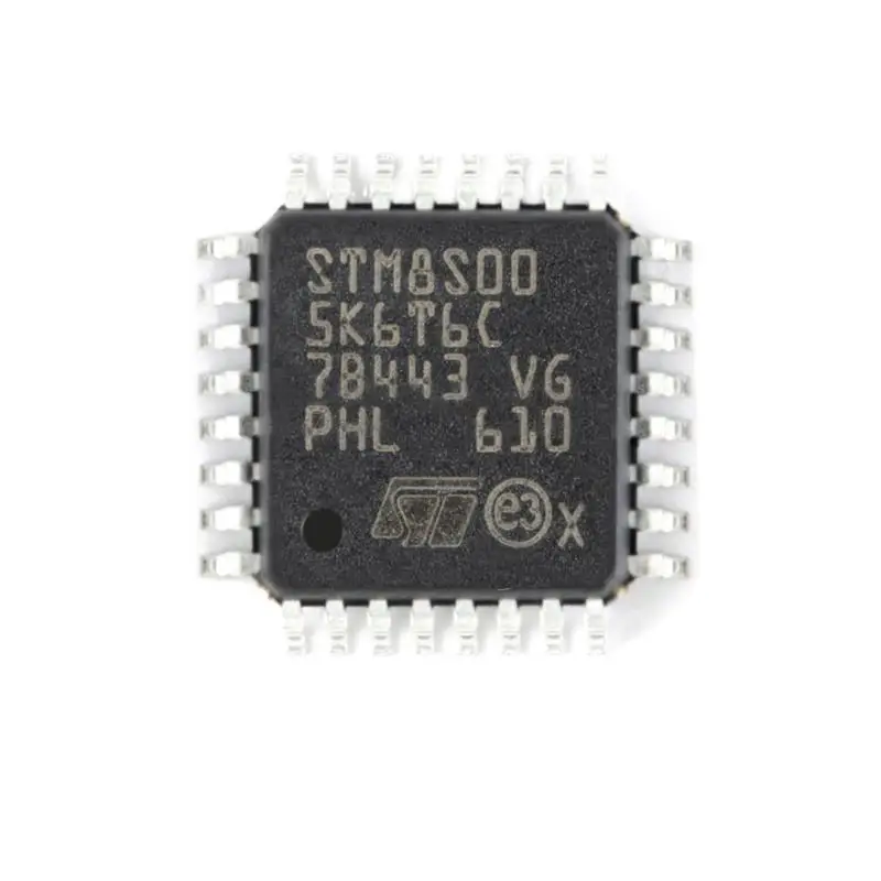 Imported from STM8S005K6T6C LQFP32 16 MHZ / 32 KB flash 8-bit microcontroller MCU
Imported from STM8S005K6T6C LQFP32 16 MHZ / 32 KB flash 8-bit microcontroller MCU