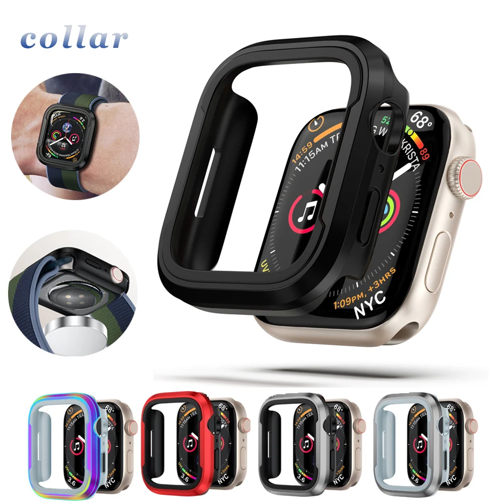 Full Case Screen Protector Apple Case For Apple Watch Series 7/6/SE/5/4/3/2/1 Cover Metal For iwatch 41MM 45MM 40MM 44MM 38MM
Full Case Screen Protector Apple Case For Apple Watch Series 7/6/SE/5/4/3/2/1 Cover Metal For iwatch 41MM 45MM 40MM 44MM 38MM
