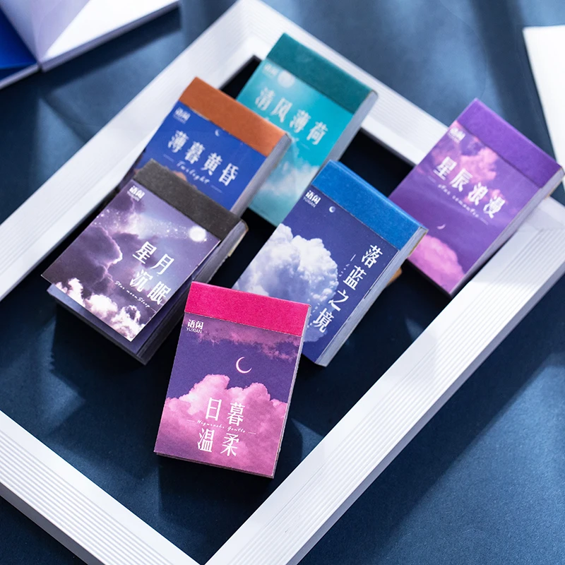 50pcs Ins Style Sticker Book Washi Paper Sky Island Series Journal DIY Material Decoration Sticker Memo Pad Scrapbook Stationery
50pcs Ins Style Sticker Book Washi Paper Sky Island Series Journal DIY Material Decoration Sticker Memo Pad Scrapbook Stationery