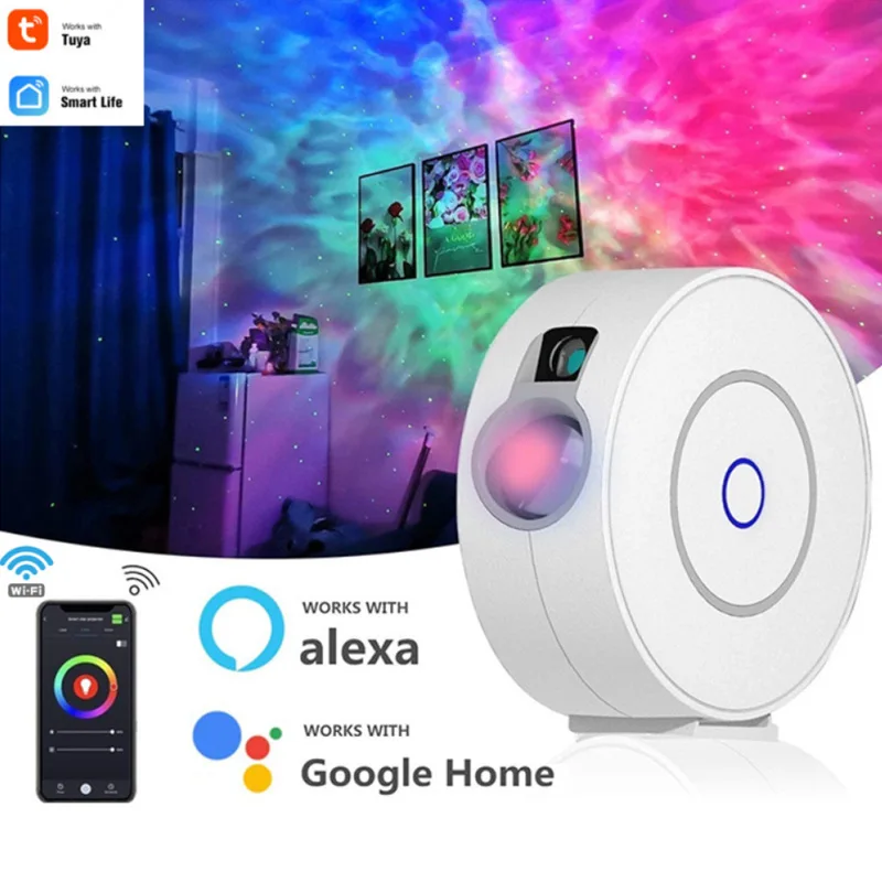 Remote Laser Starry Night Light Led Star Projection Lamp APP Graffiti Intelligent Control Projector with Alexa Voice Starlight
Remote Laser Starry Night Light Led Star Projection Lamp APP Graffiti Intelligent Control Projector with Alexa Voice Starlight