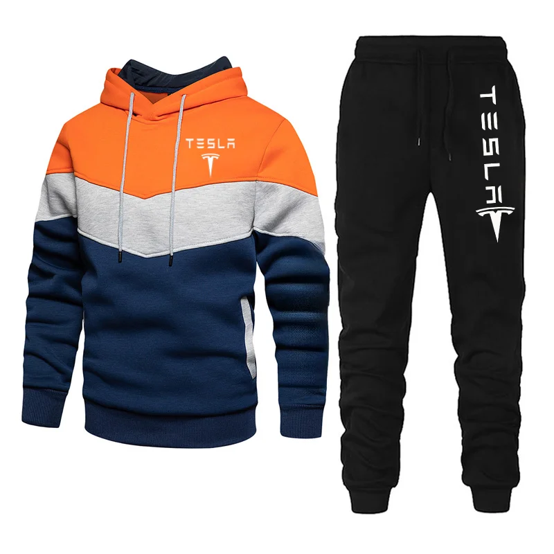Men's splicing Sweatshirt suit Hoodie clothing casual loose street wear men's fashion autumn and winter coat+trousers 2-piece su
Men's splicing Sweatshirt suit Hoodie clothing casual loose street wear men's fashion autumn and winter coat+trousers 2-piece su